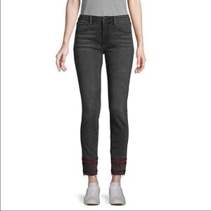 DRIFTWOOD Jackie Stripe Trim Ankle Jeans | Size 26